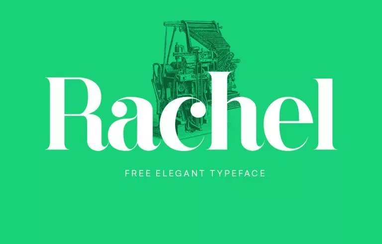 フォント Rachele