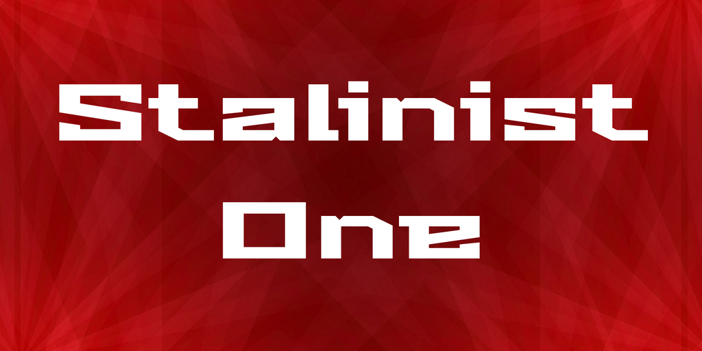 フォント Stalinist One