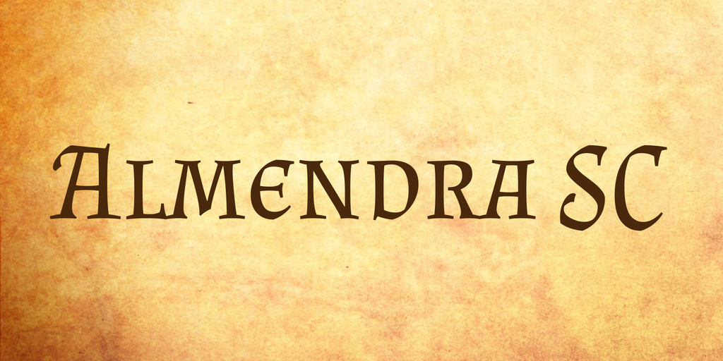 フォント Almendra SC