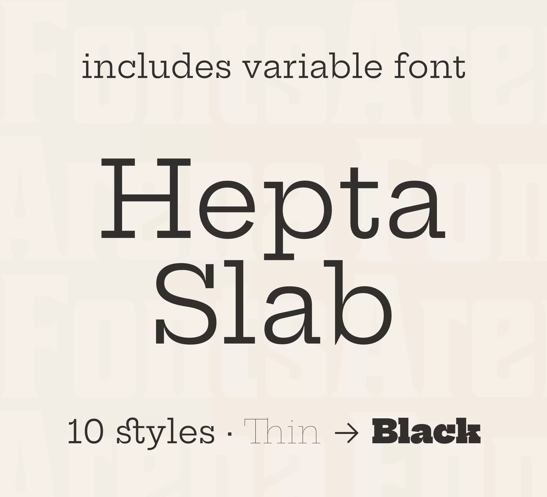 フォント Hepta Slab