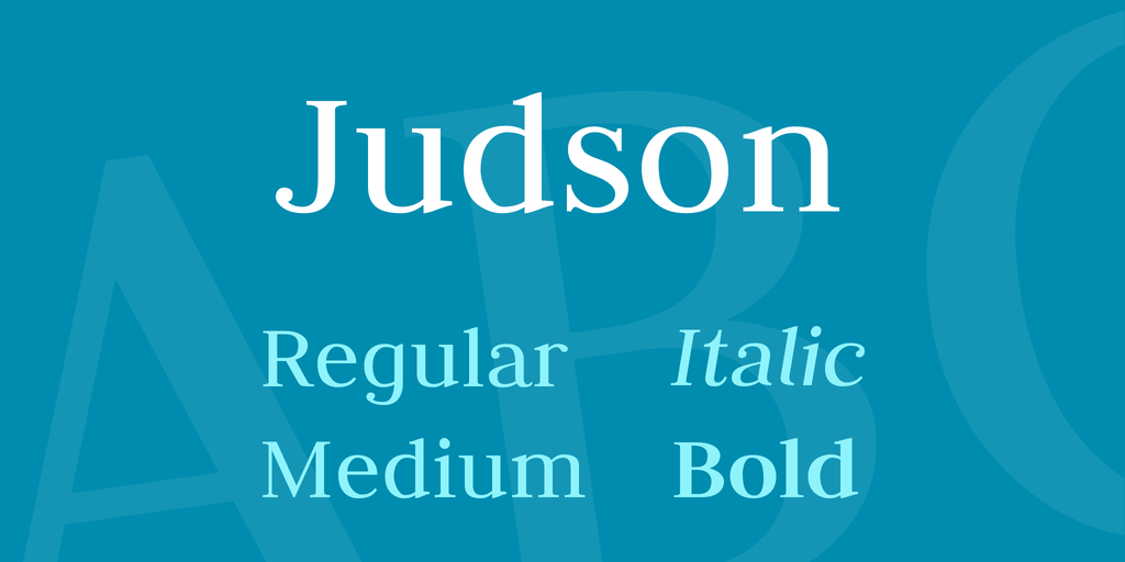 フォント Judson