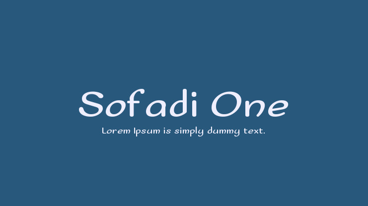 フォント Sofadi One