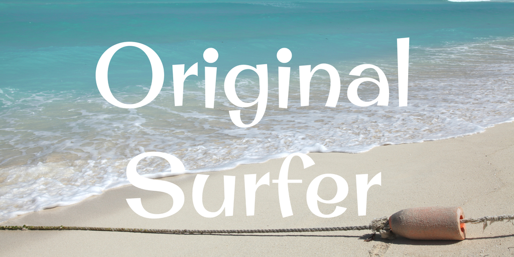 フォント Original Surfer