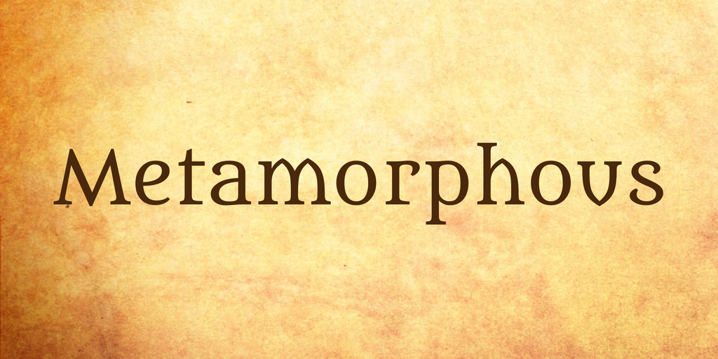フォント Metamorphous