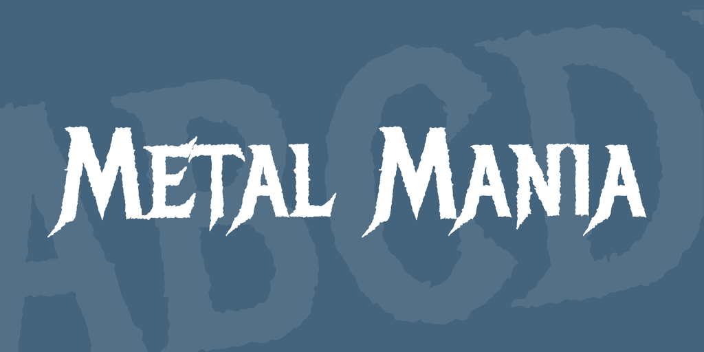 フォント Metal Mania