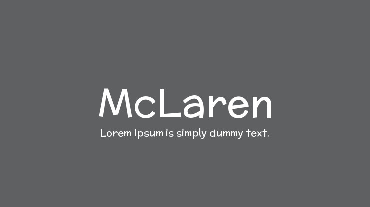 フォント McLaren