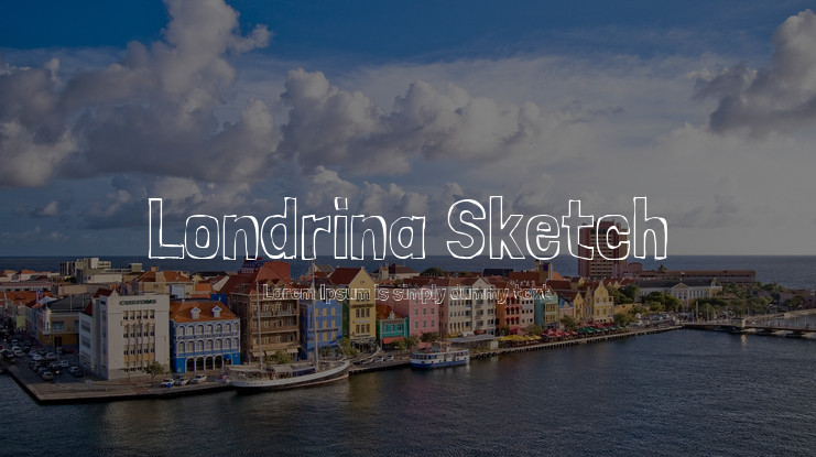 フォント Londrina Sketch