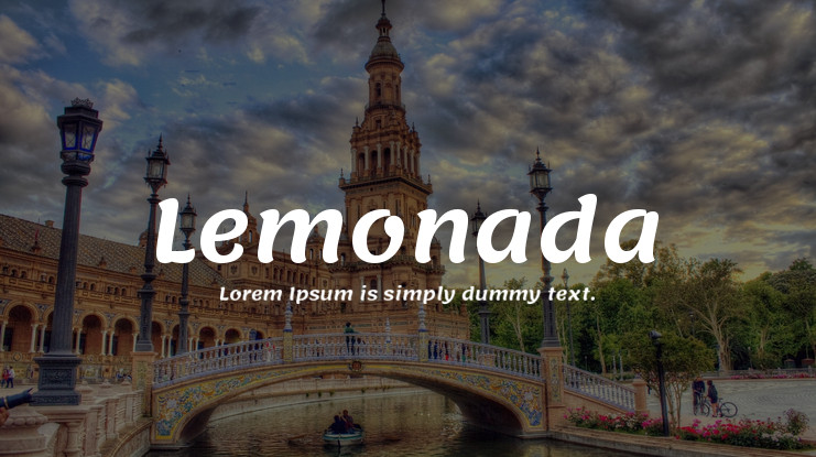フォント Lemonada