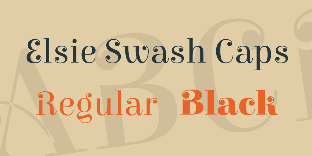 フォント Elsie Swash Caps