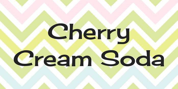 フォント Cherry Cream Soda