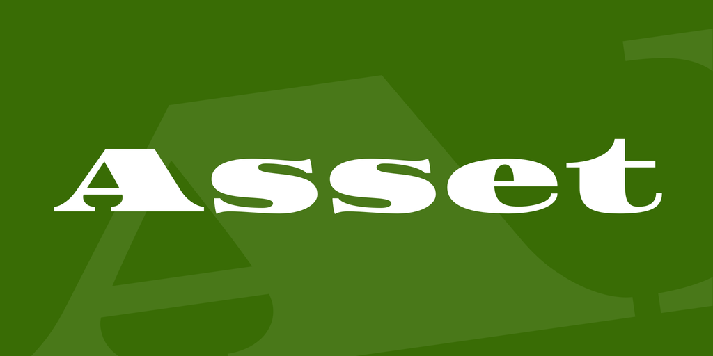 フォント Asset