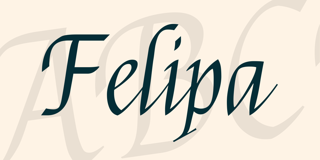 フォント Felipa