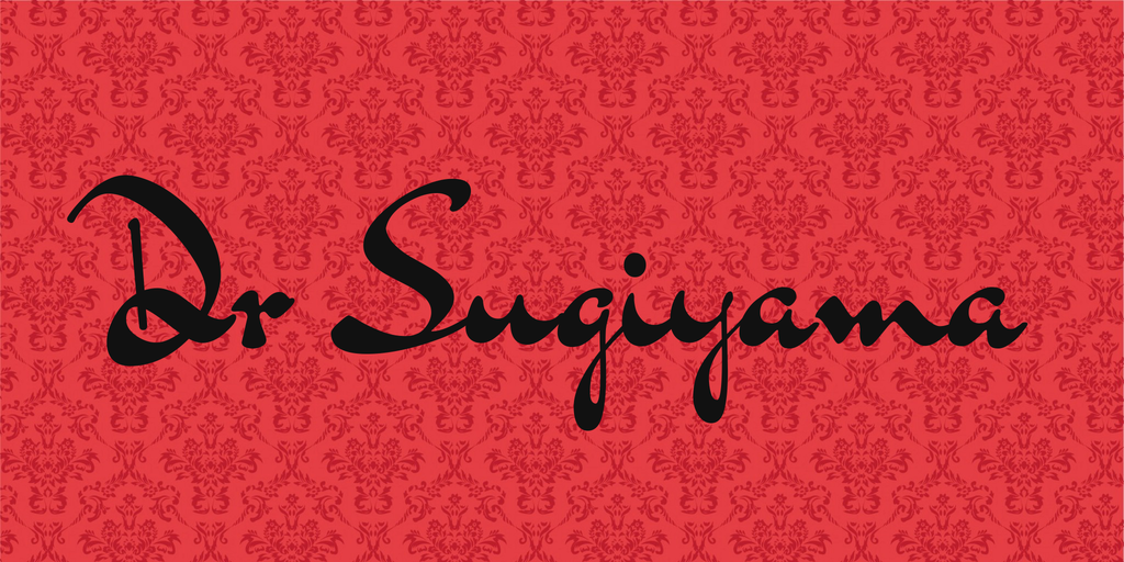 フォント Dr Sugiyama