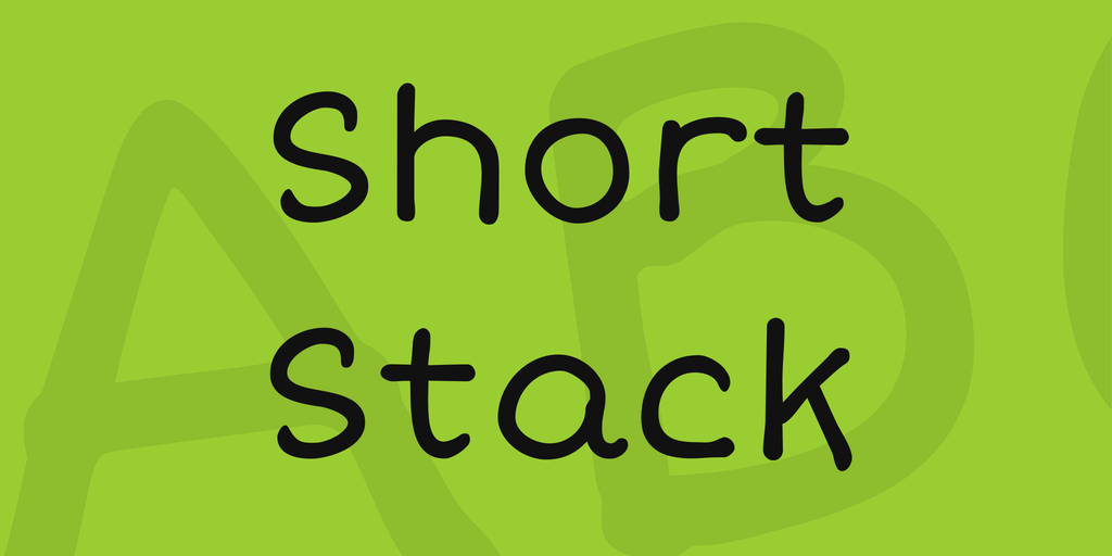 フォント Short Stack