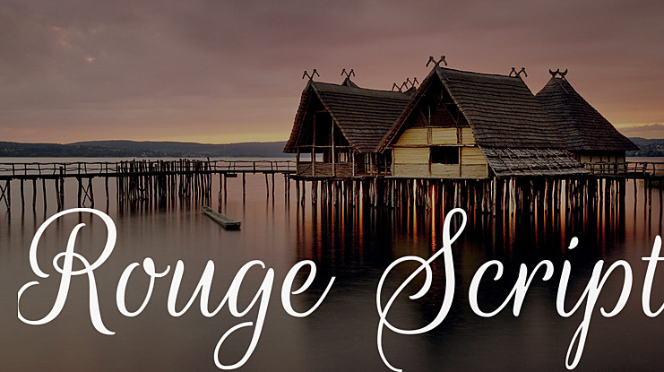 フォント Rouge Script