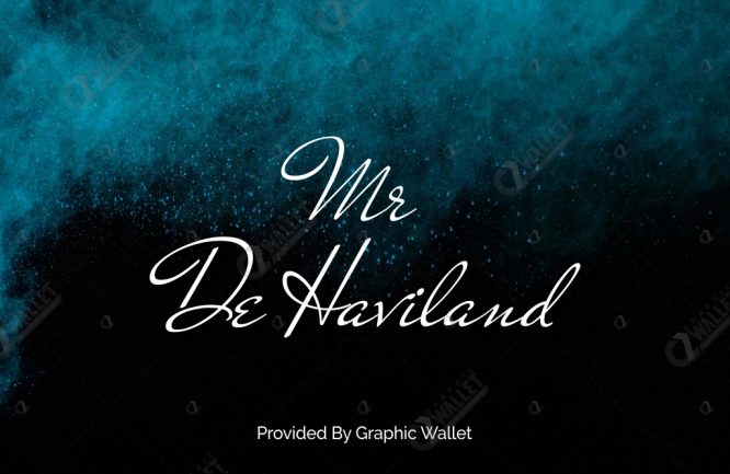 フォント Mr De Haviland