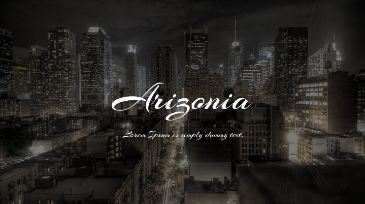 フォント Arizonia