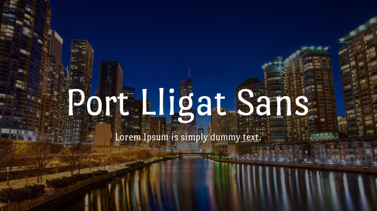 フォント Port Lligat Sans