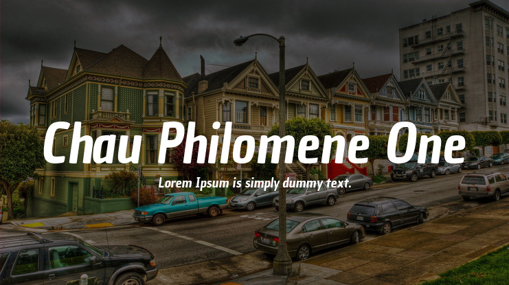 フォント Chau Philomene One