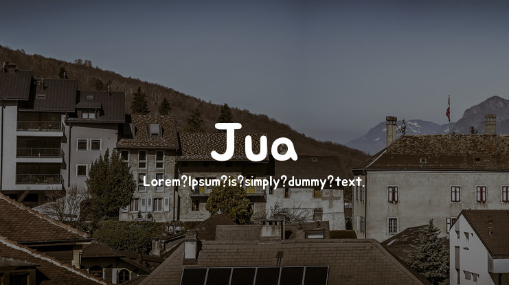 フォント Jua