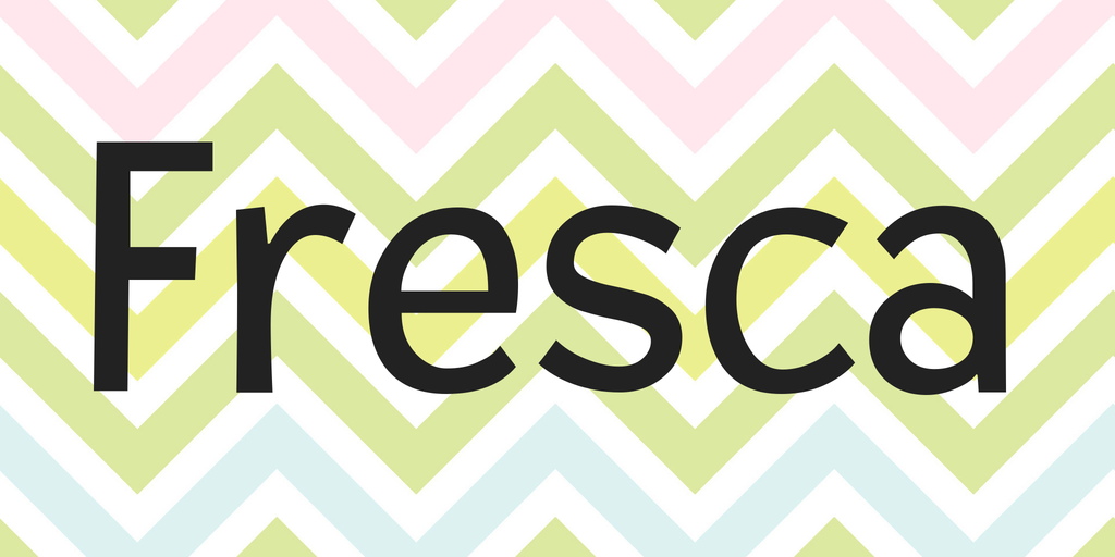 フォント Fresca