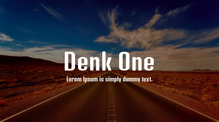 フォント Denk One