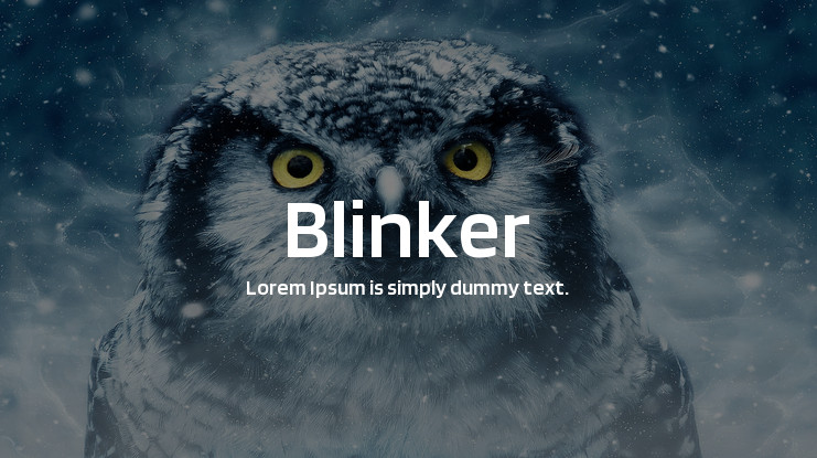 フォント Blinker