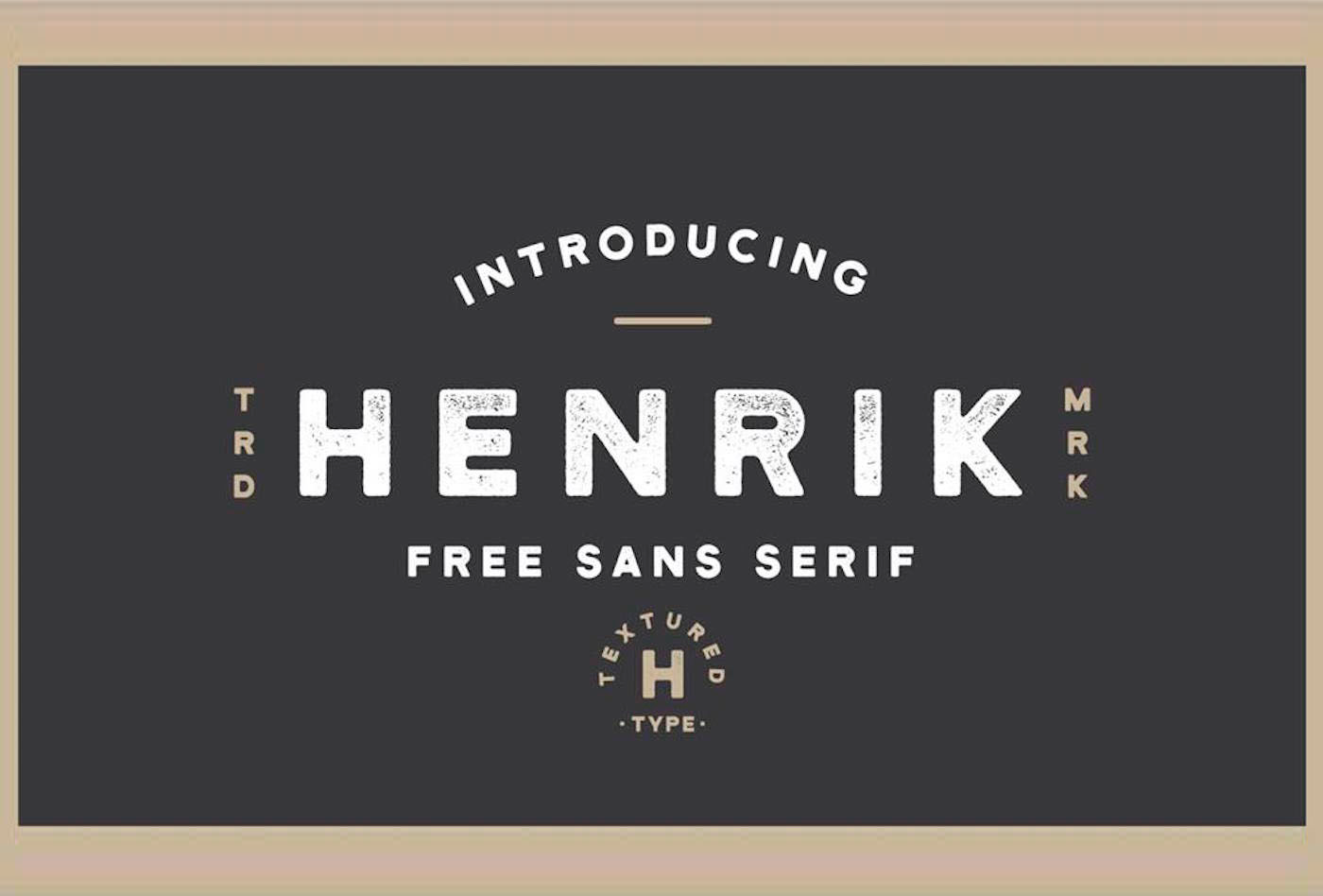 フォント Henrik