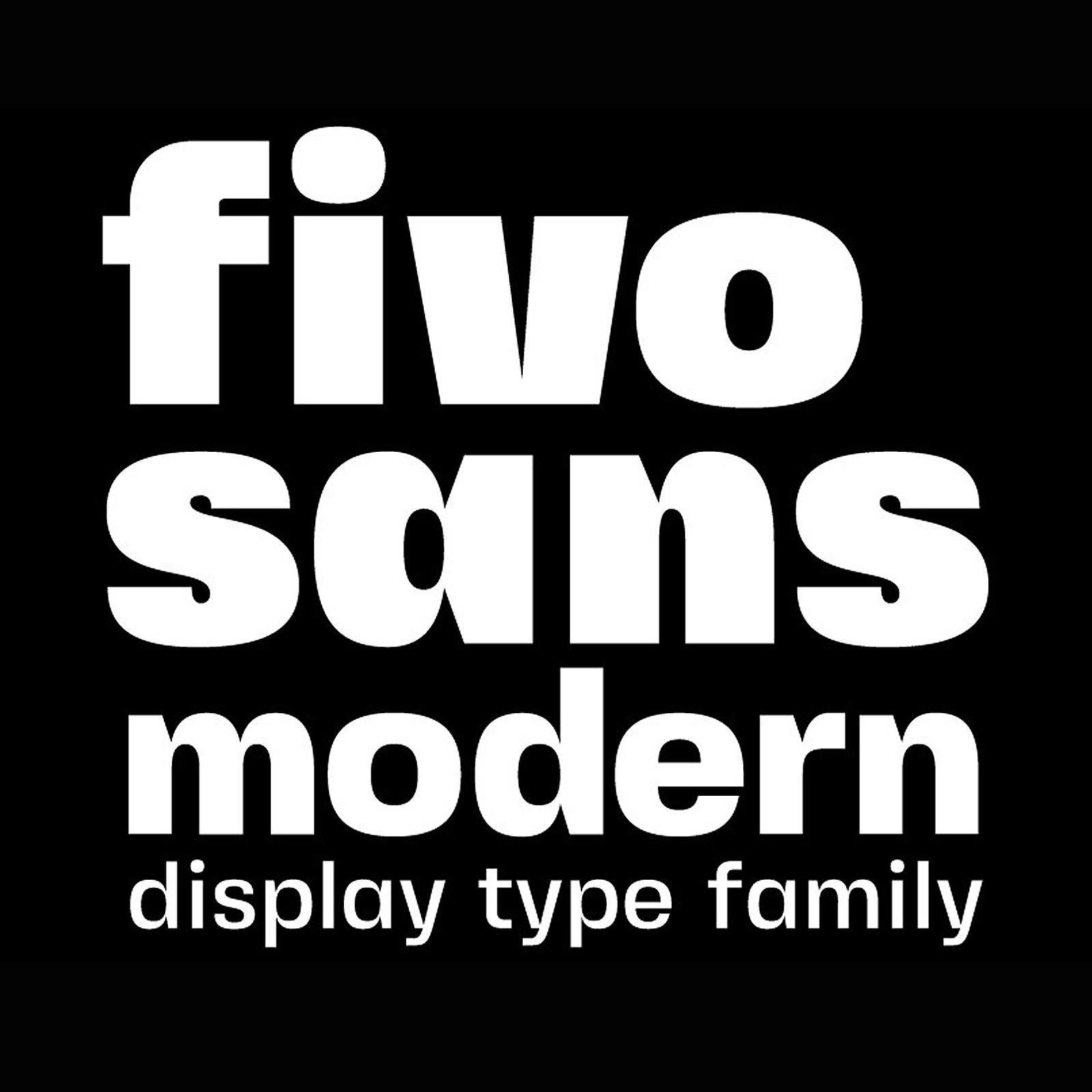 フォント Fivo Sans Modern