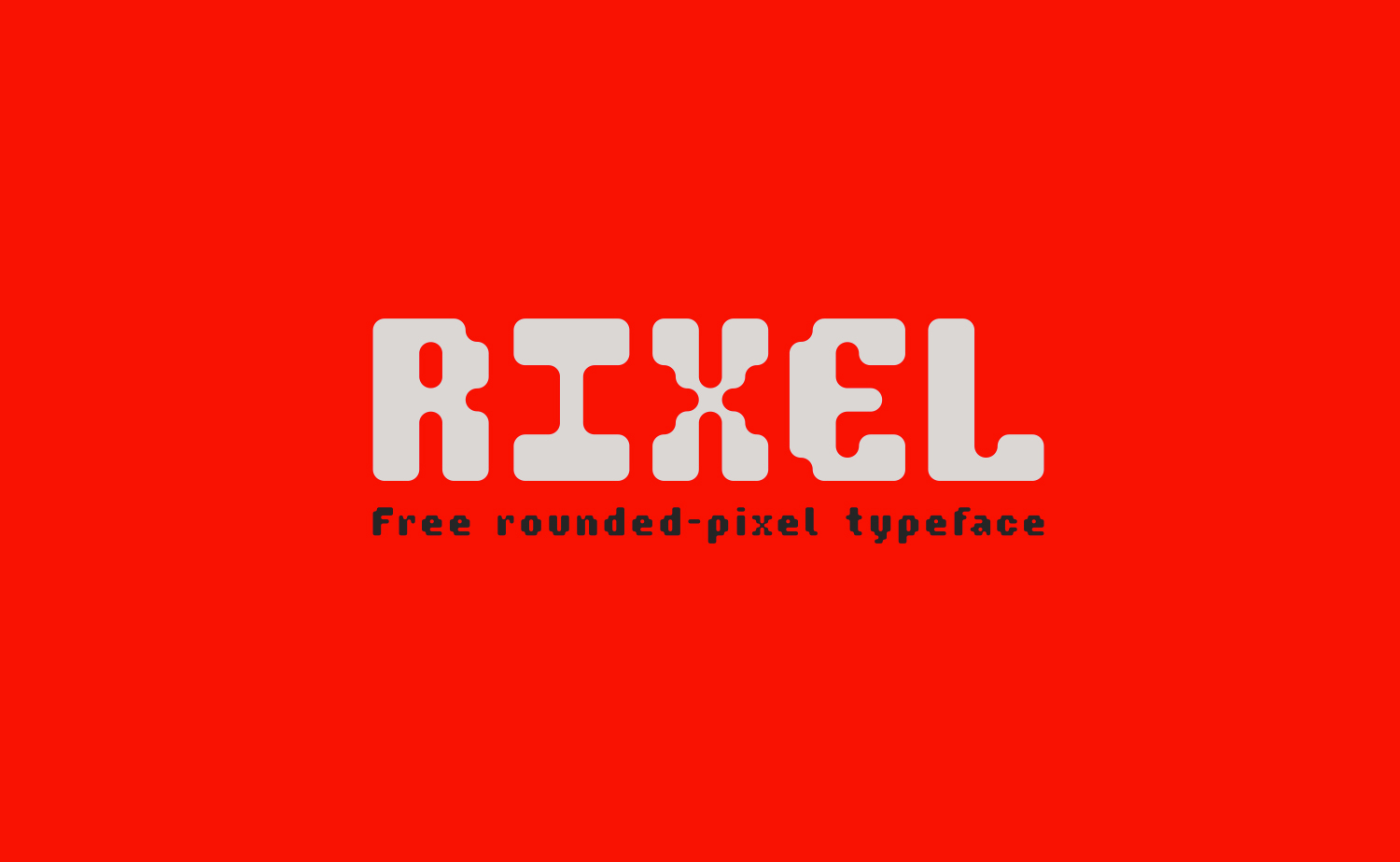 フォント Rixel