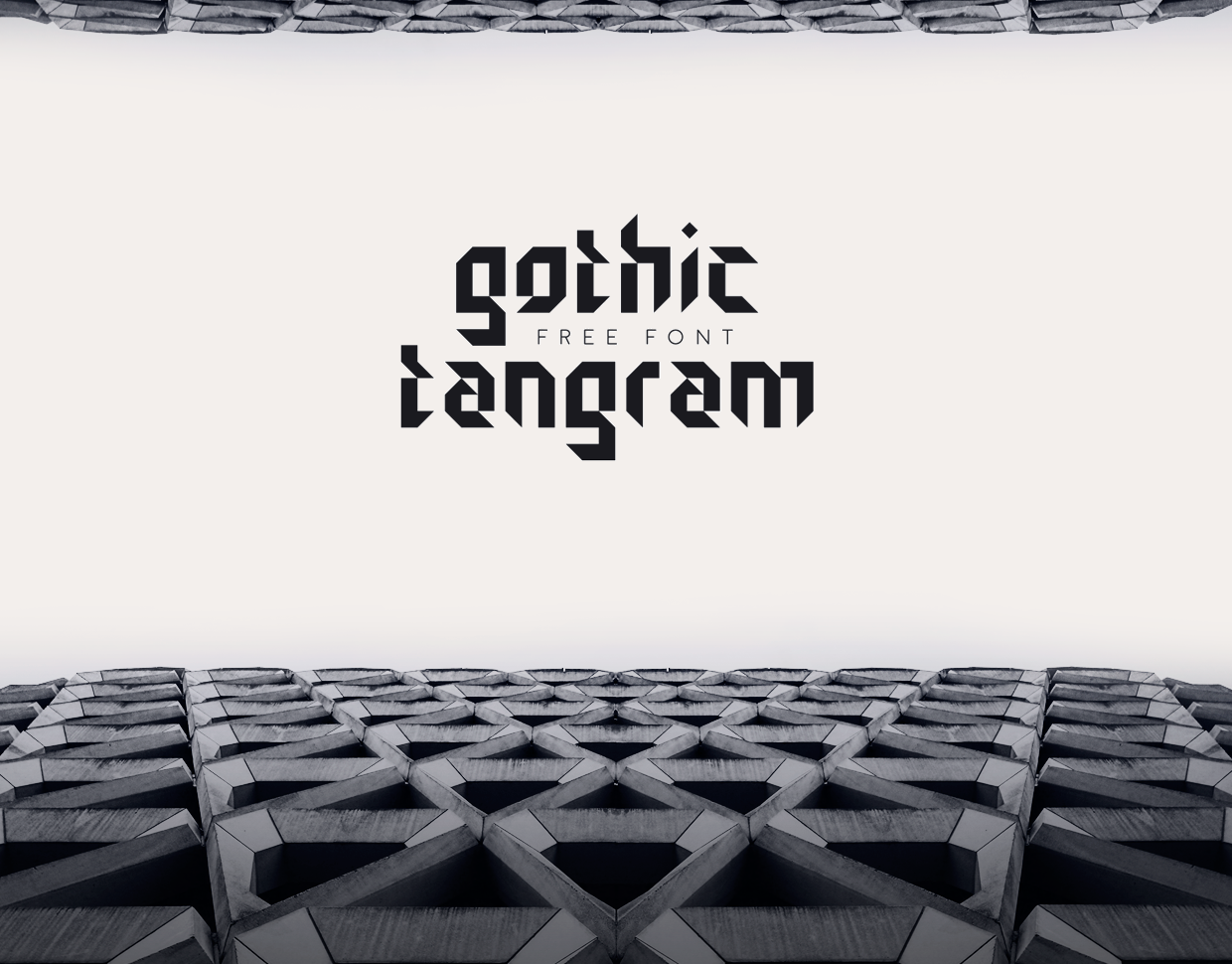 フォント Gothic Tangram