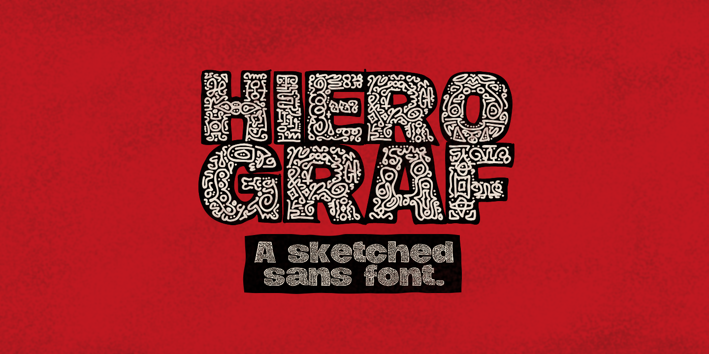 フォント Hierograf