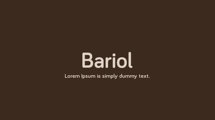 フォント Bariol