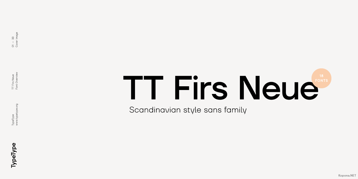 フォント TT Firs Neue