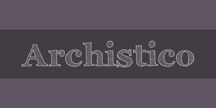フォント Archistico