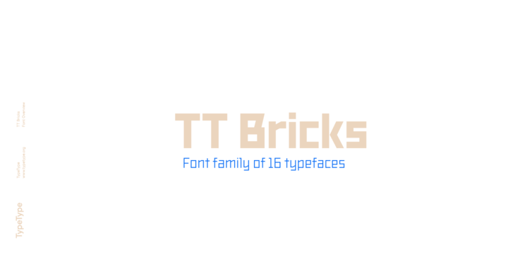 フォント TT Bricks