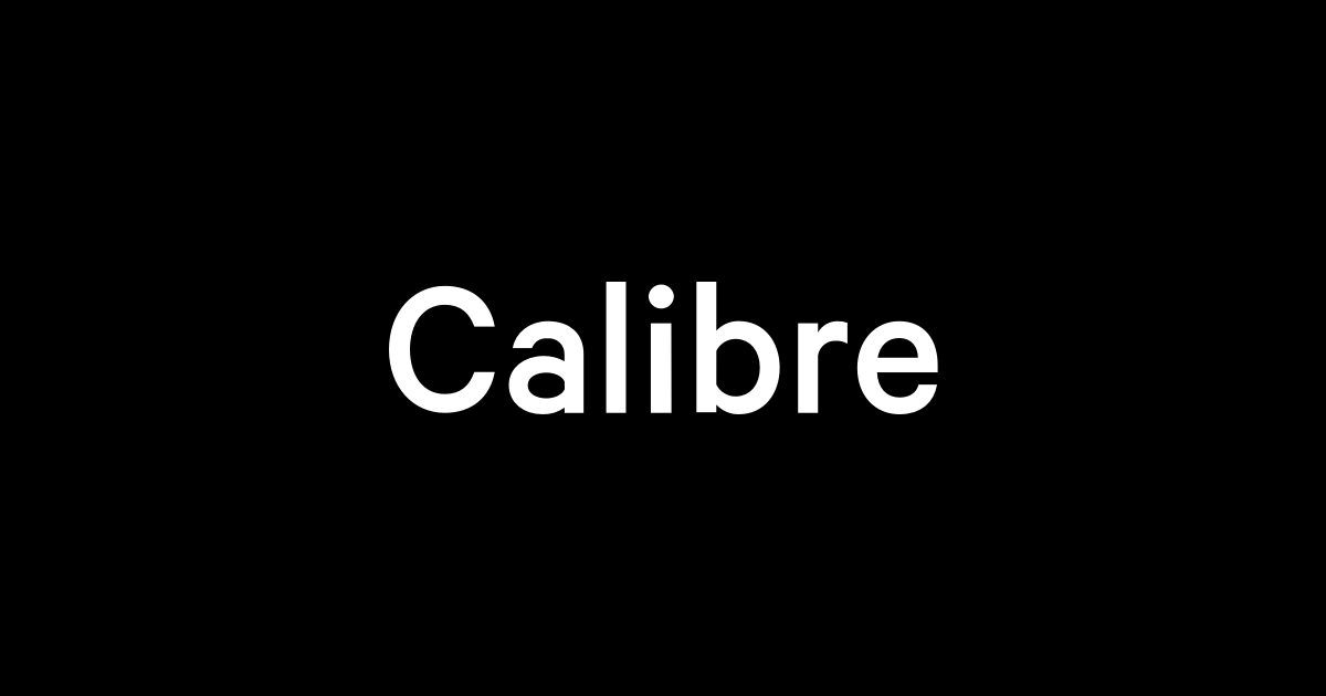 フォント Calibre