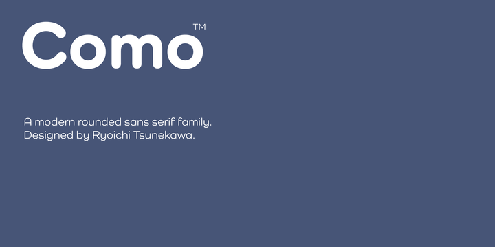 フォント Como