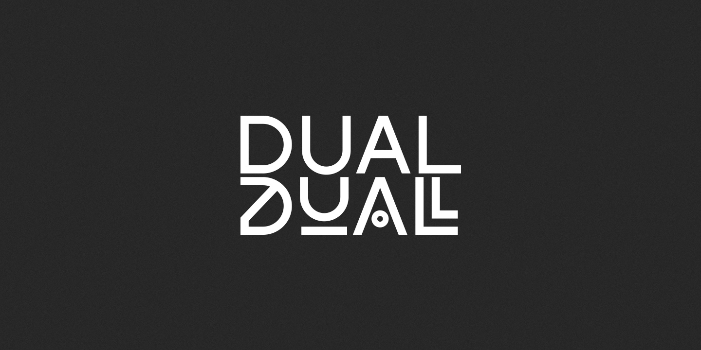 フォント Dual