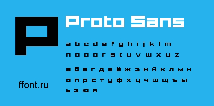 フォント Proto Sans