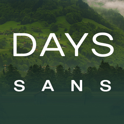 フォント TT Days Sans