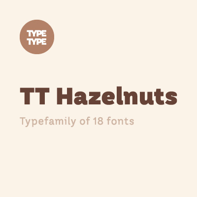 フォント TT Hazelnuts