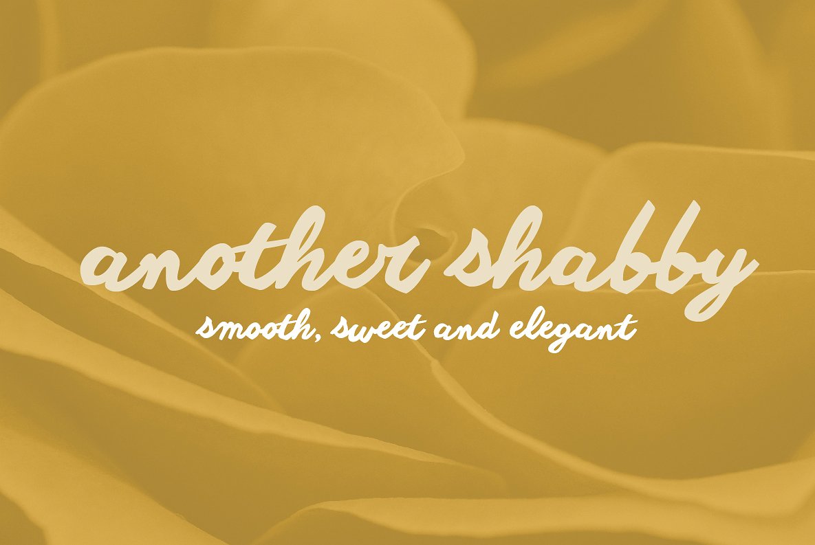 フォント Another shabby