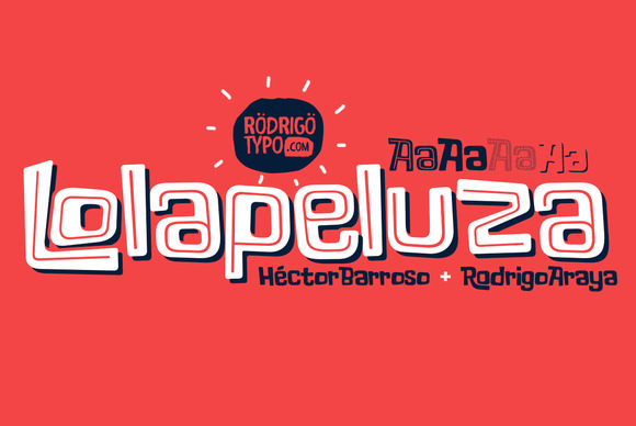 フォント Lolapeluza