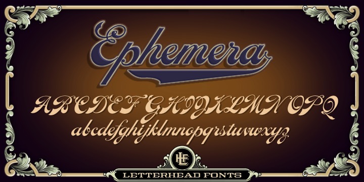 フォント LHF Ephemera
