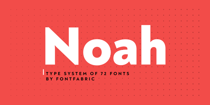 フォント Noah