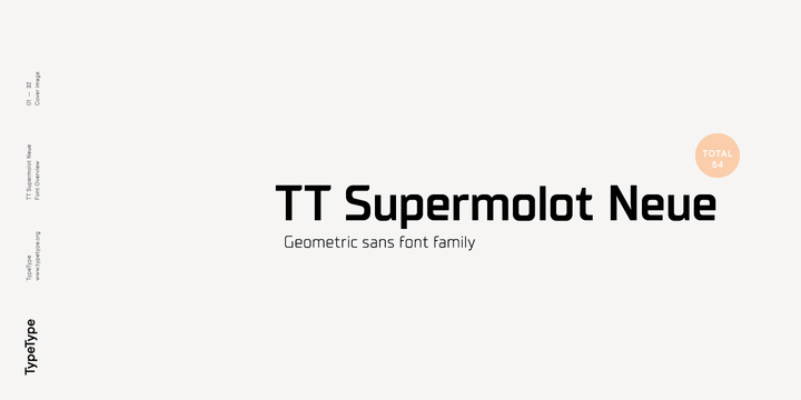 フォント TT Supermolot Neue