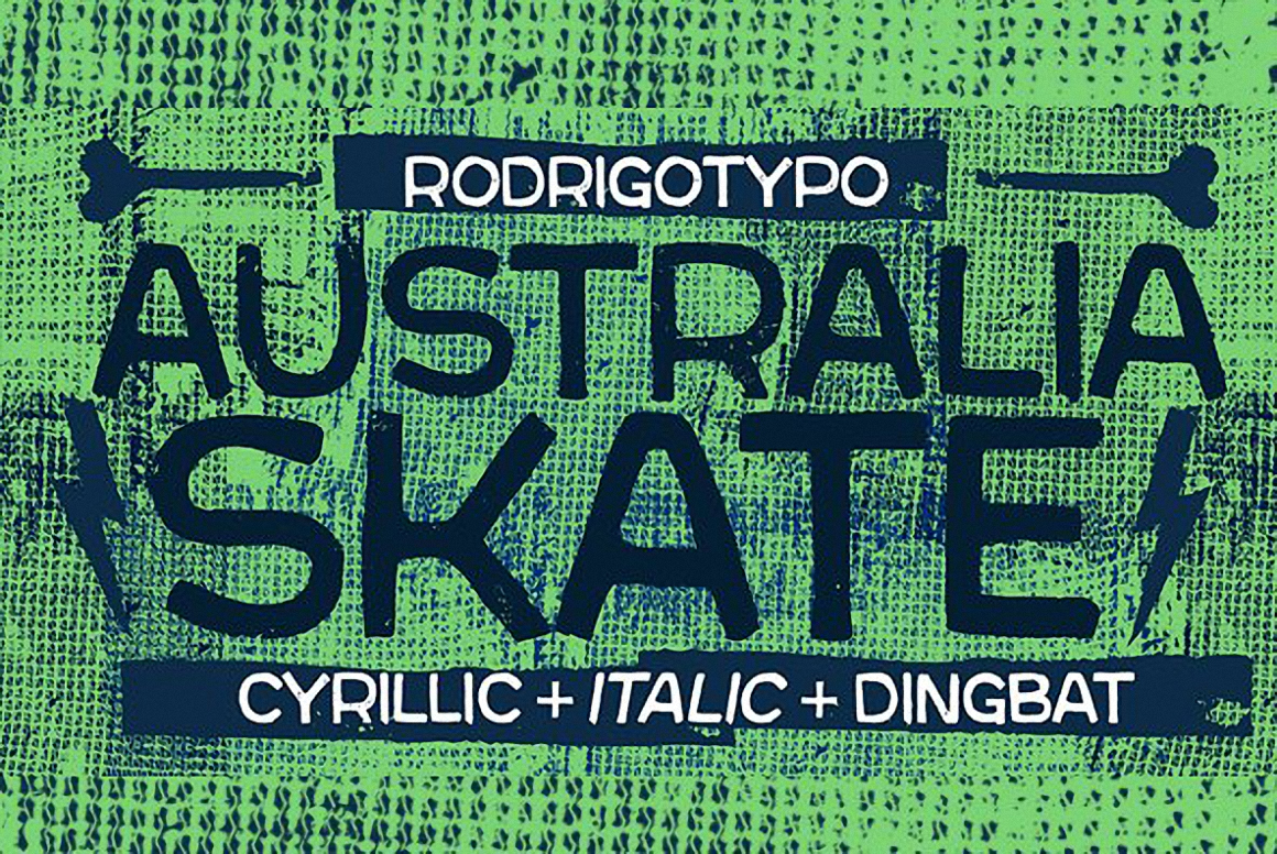 フォント Australia Skate