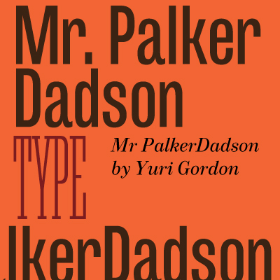 フォント Mr Palker Dadson