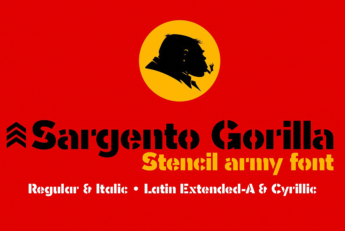 フォント Sargento Gorila